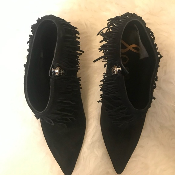Sam Edelman ‘Kandice’ Fringe Booties - Picture 4 of 6
